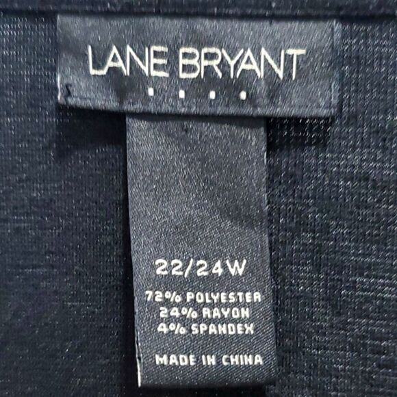 Lane Bryant Women’s Black, 3/4 Sleeve pea coat Style Jacket, Size 22/24 - Picture 7 of 7